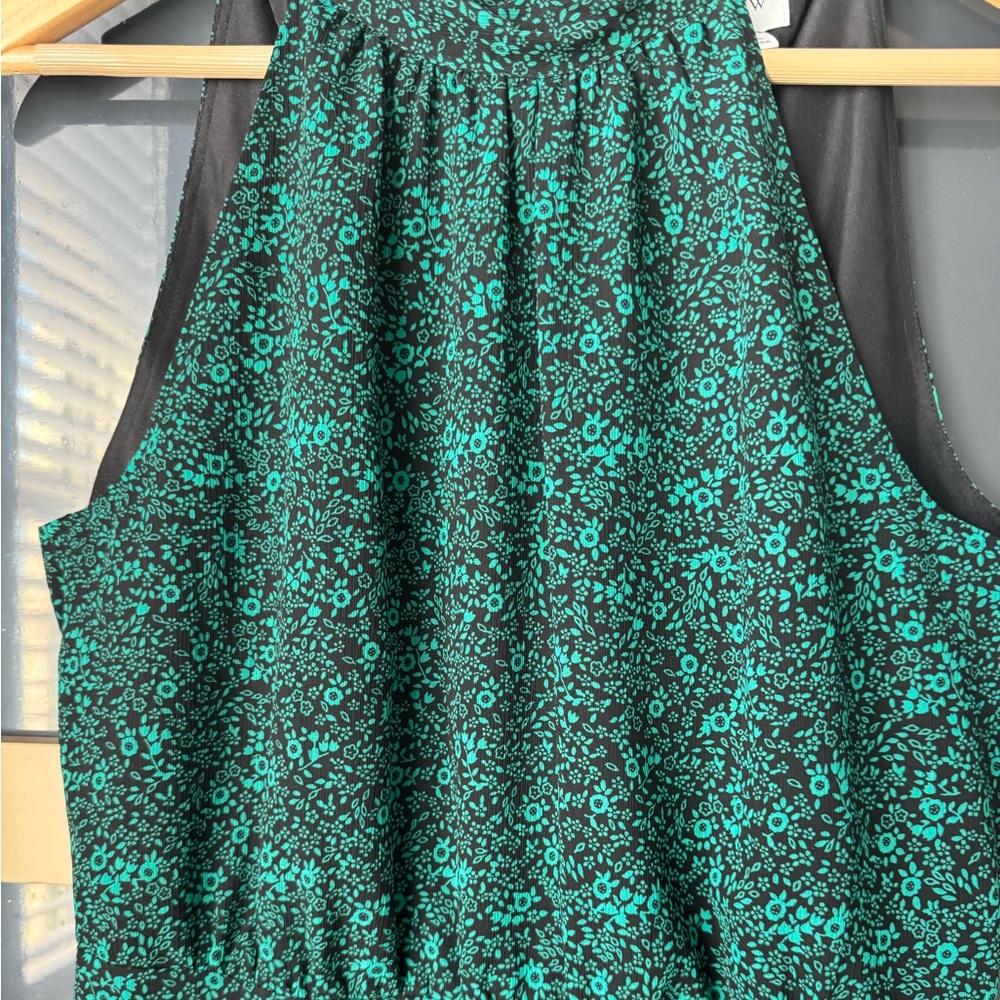 J.Crew Green Halter Maxi Dress Size 4 - Picture 2 of 8